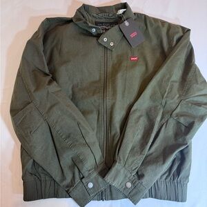 Levi's Men's Green Military Jacket